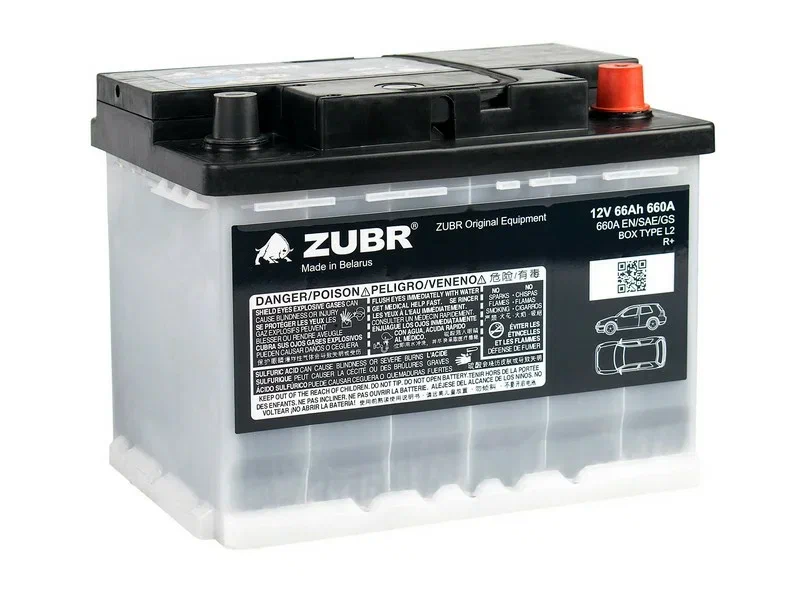 Аккумулятор ZUBR OE 66.0 А/ч 242х175х190 660EN о/п